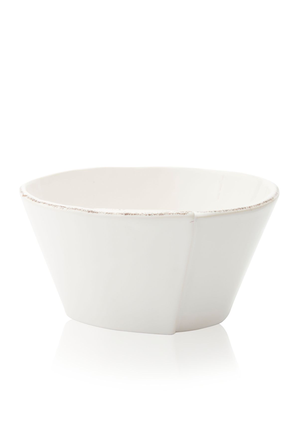Lastra White Stacking Cereal Bowl
