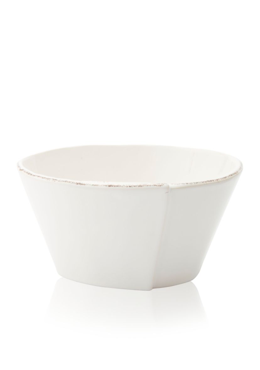 Lastra White Stacking Cereal Bowl