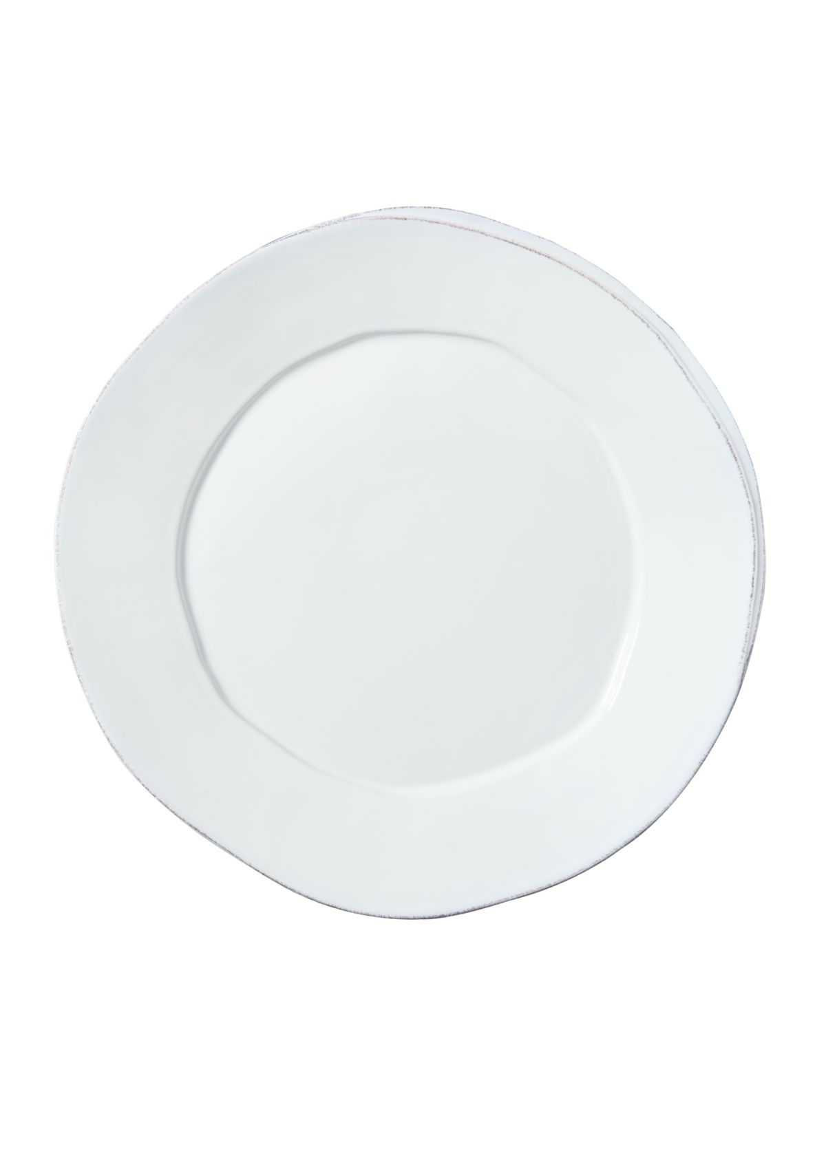 Lastra White Round Platter