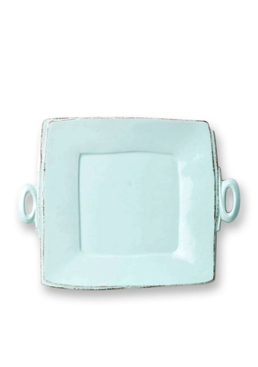 Handled Square Platter