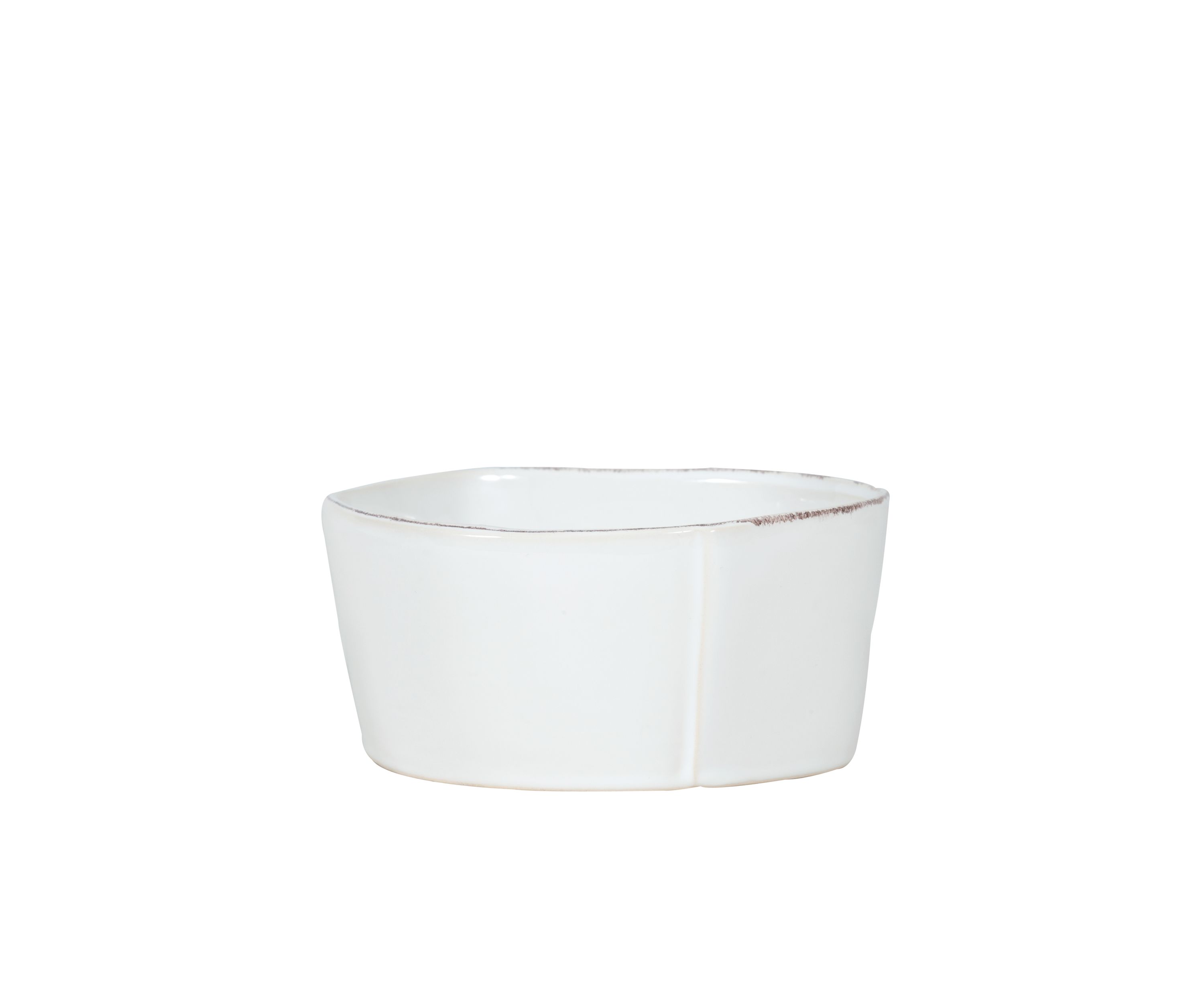 Lastra White Medium Serving Bowl