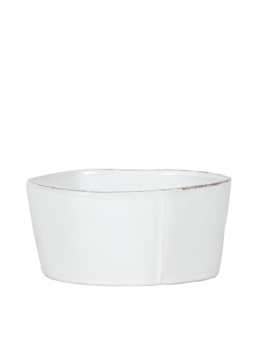 Lastra White Medium Serving Bowl
