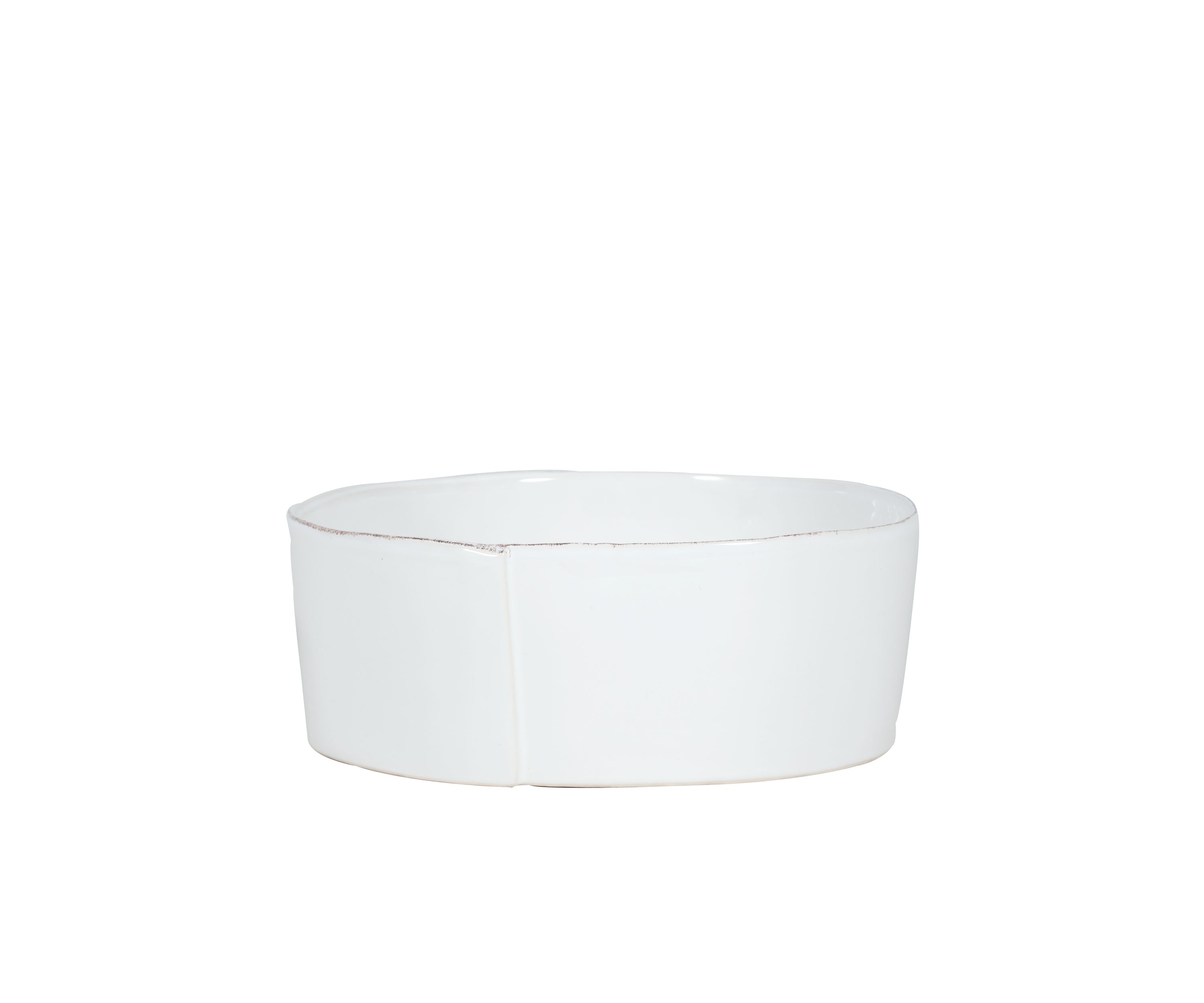 Lastra White Large Serving Bowl