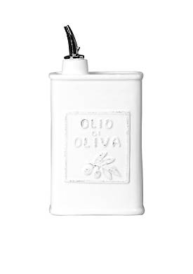 Lastra White Olive Oil Can