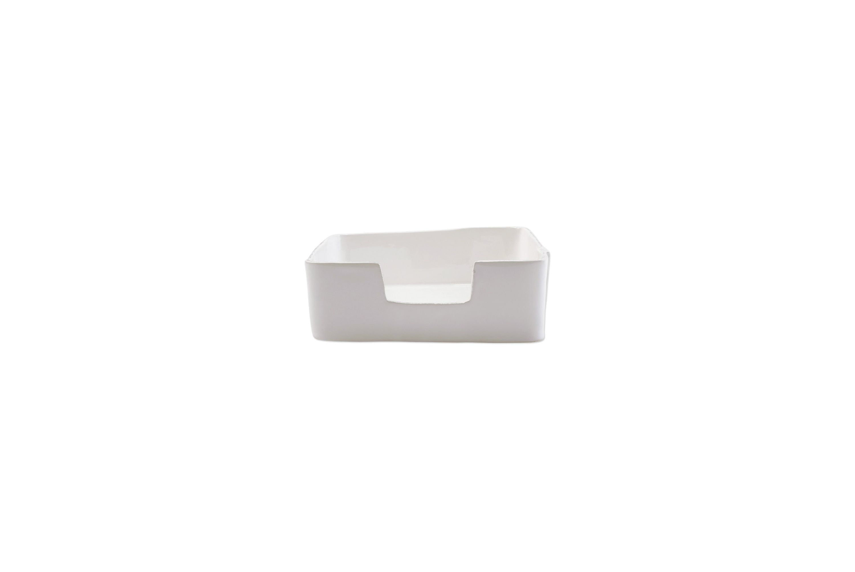 Melamine Lastra White Dinner Napkin Holder