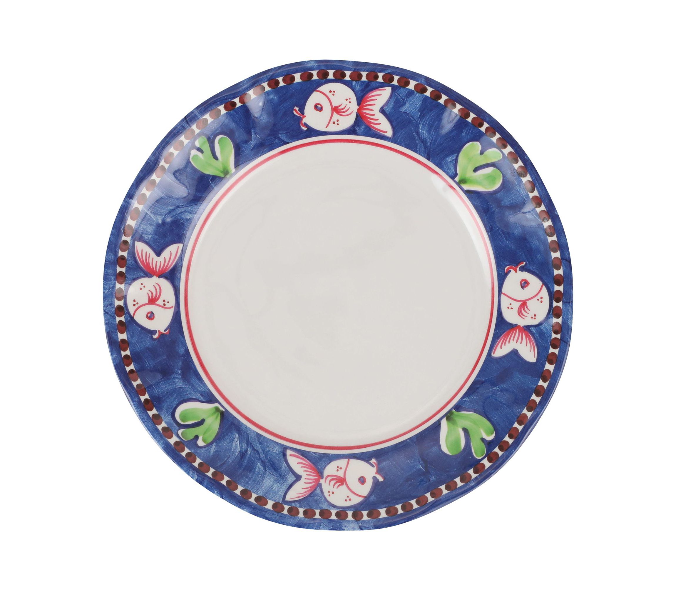 Melamine Campagna Pesce Dinner Plate