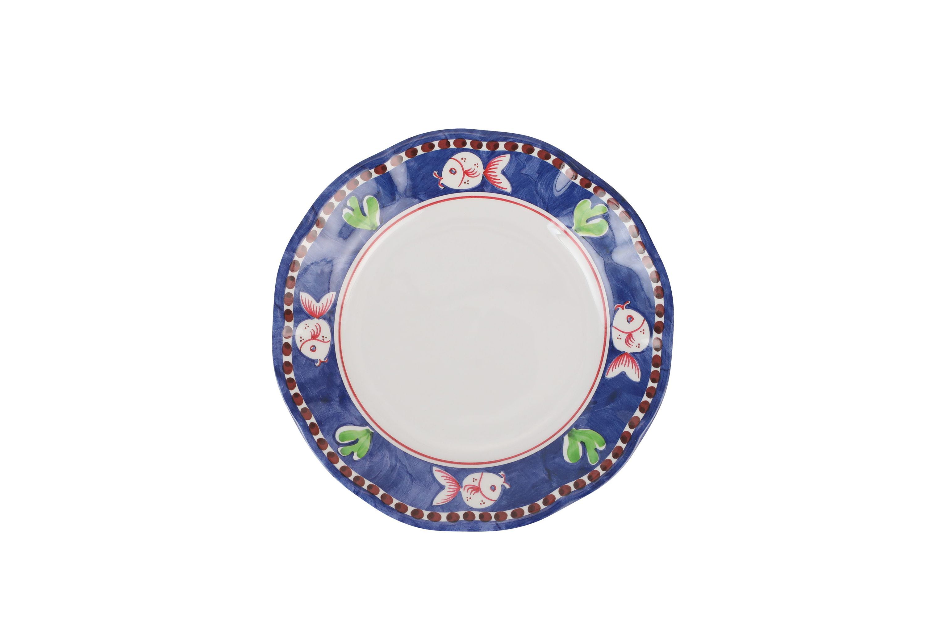Melamine Campagna Pesce Salad Plate