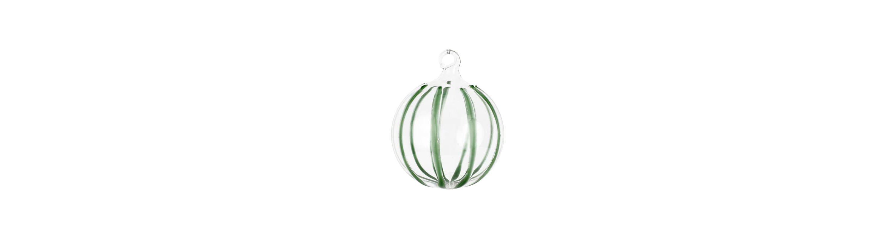 Nuovo Stripe Green Ornament