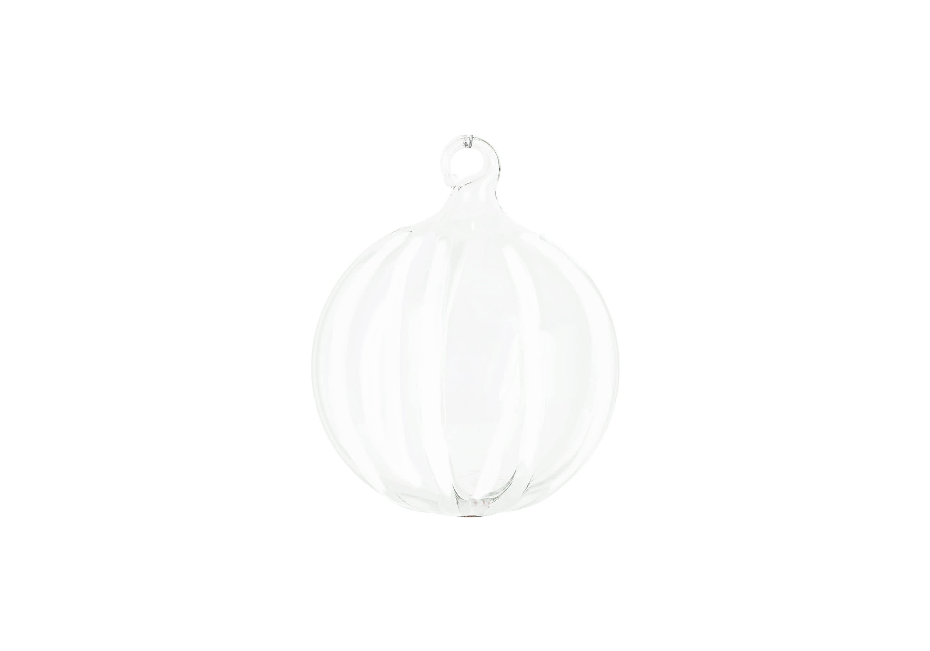 Nuovo Stripe White Ornament