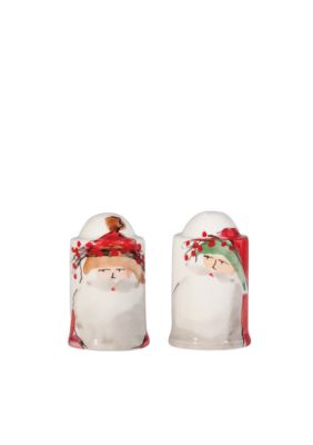 Old St. Nick Santa Salt & Pepper Set 3-in. H
