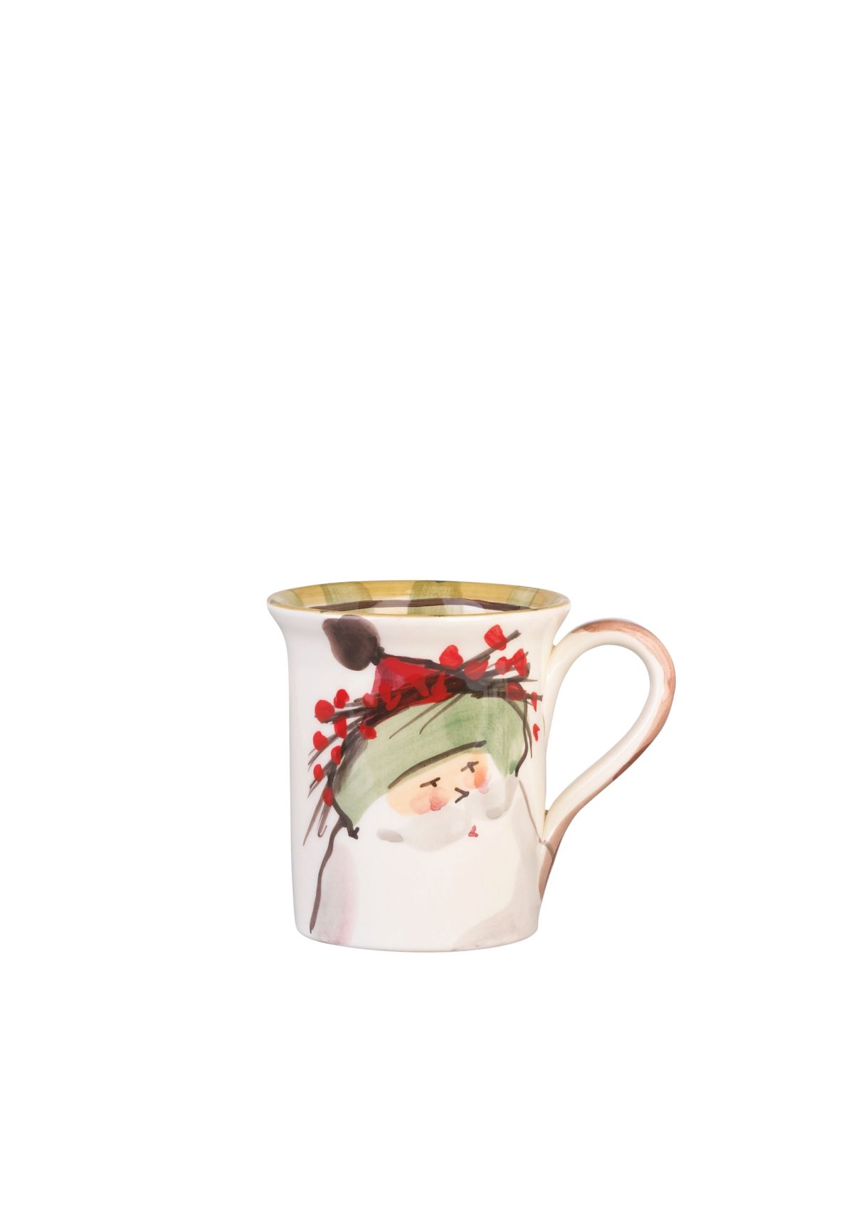Old St. Nick Santa Green Hat Mug 14-oz.
