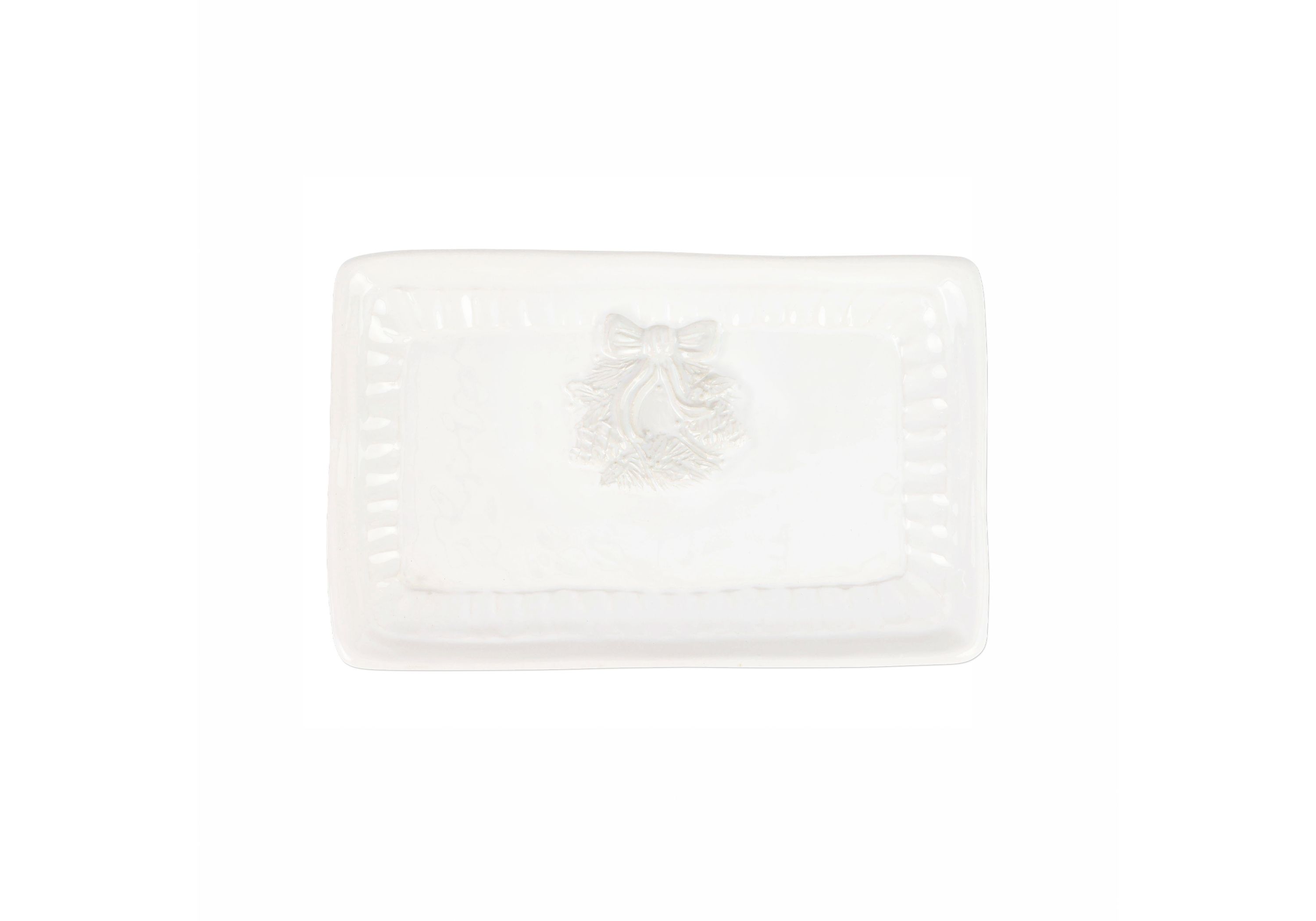 Pietra Natale Wreath Rectangular Tray