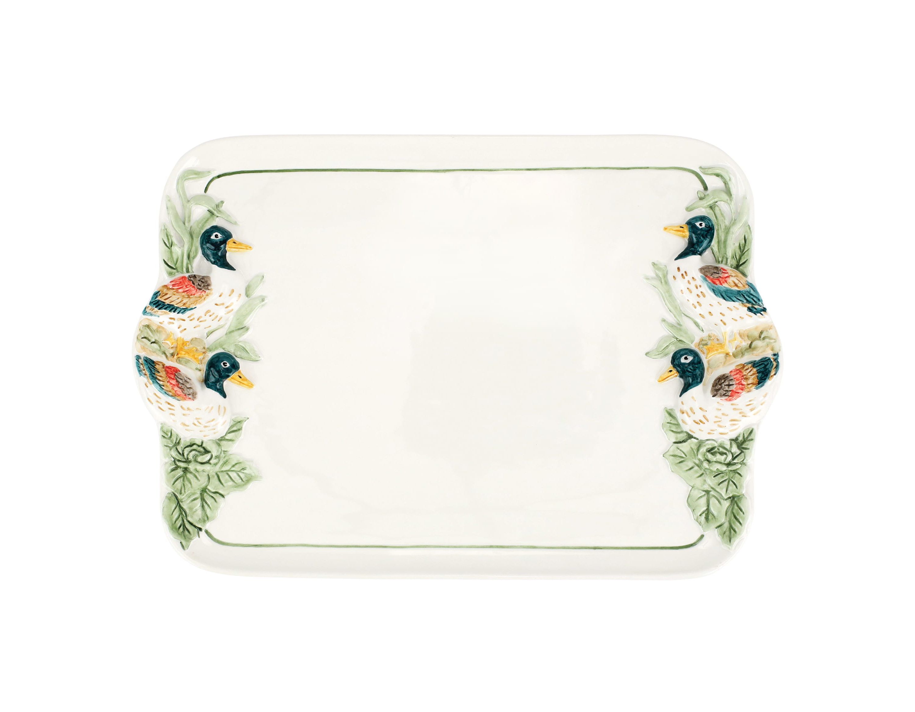 Wildlife Mallard Rectangular Platter