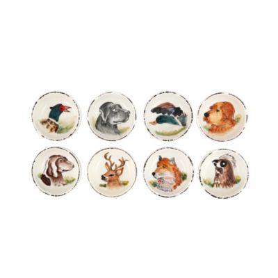 Wildlife Assorted Condiment Bowls - Set of 8