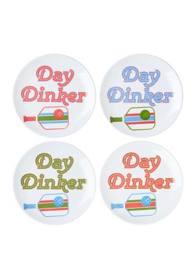 Set of 4 Day Dinker Appetizer Plates