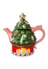 Christmas Tree Shaped Porcelain Tea Kettle