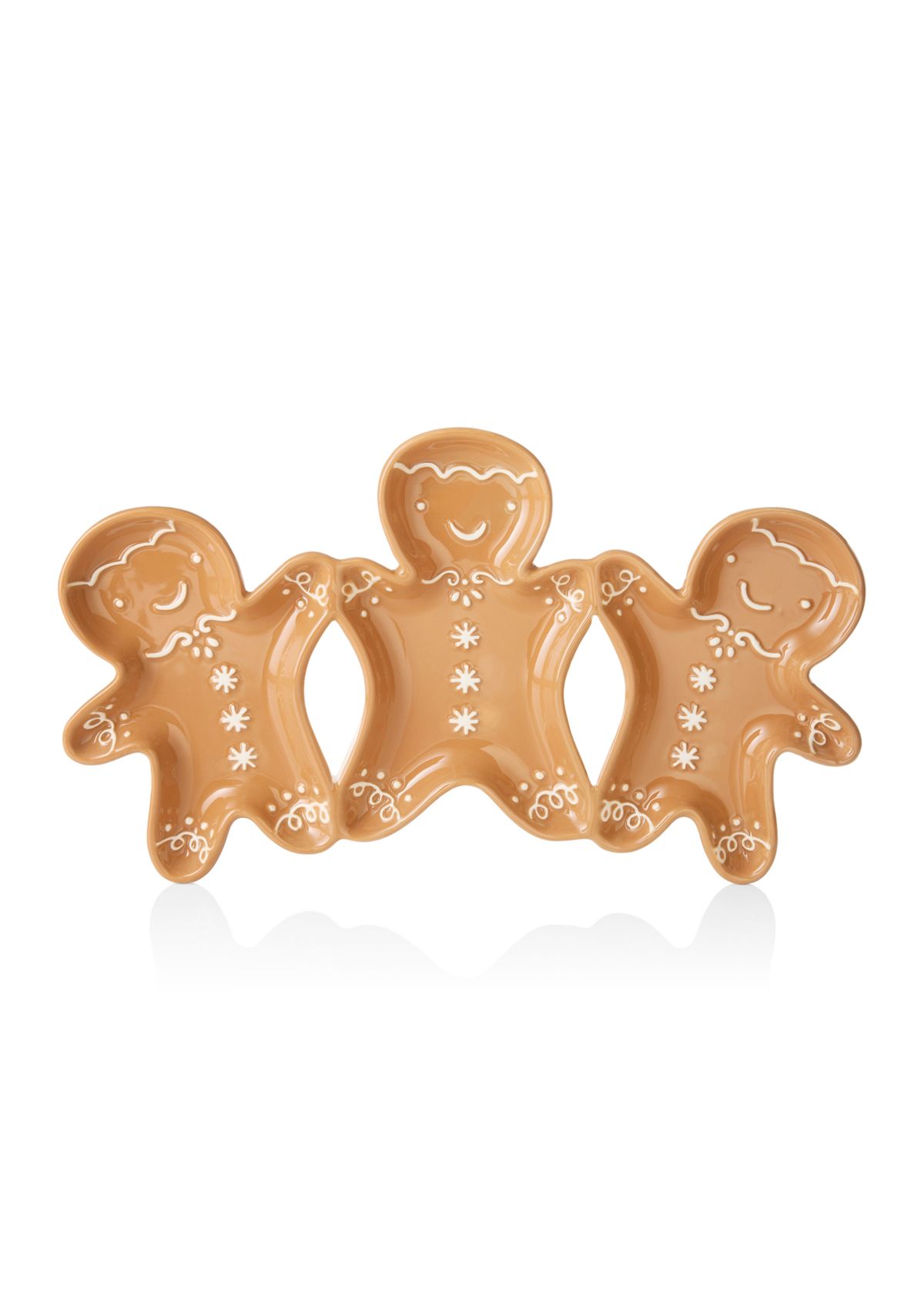 Gingerbread Man Trio Serving Platter