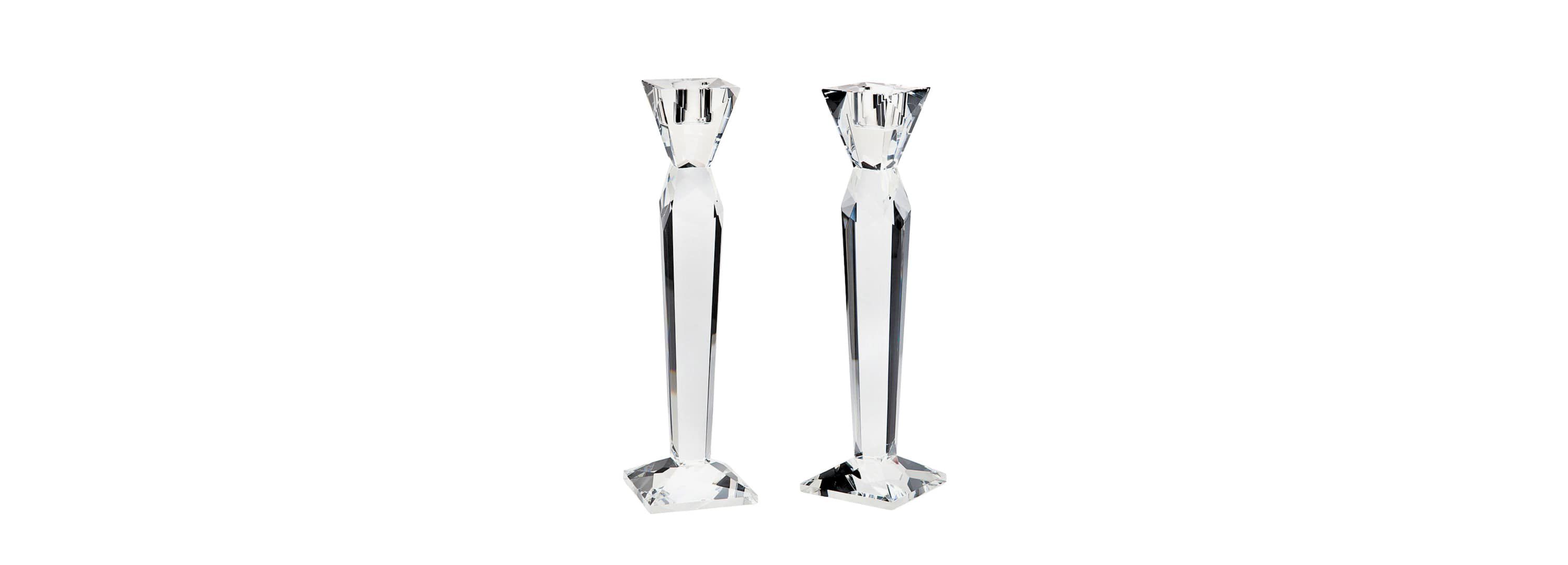 Prism Tapered Candlestick Set