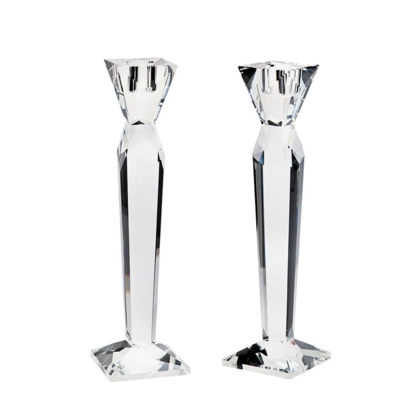 Prism Tapered Candlestick Set
