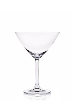 Godinger Meridian Martini Glasses, Set Of 8 In Clear