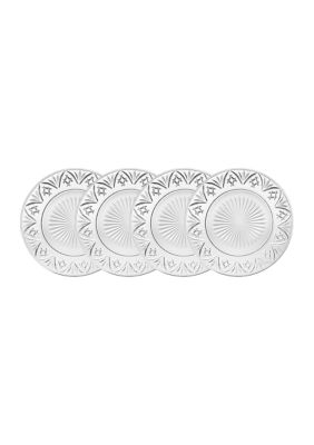 Dublin Crystal Dinner Plates - Set of 4