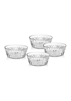 Godinger Dublin Crystal Bowls - Set of 4