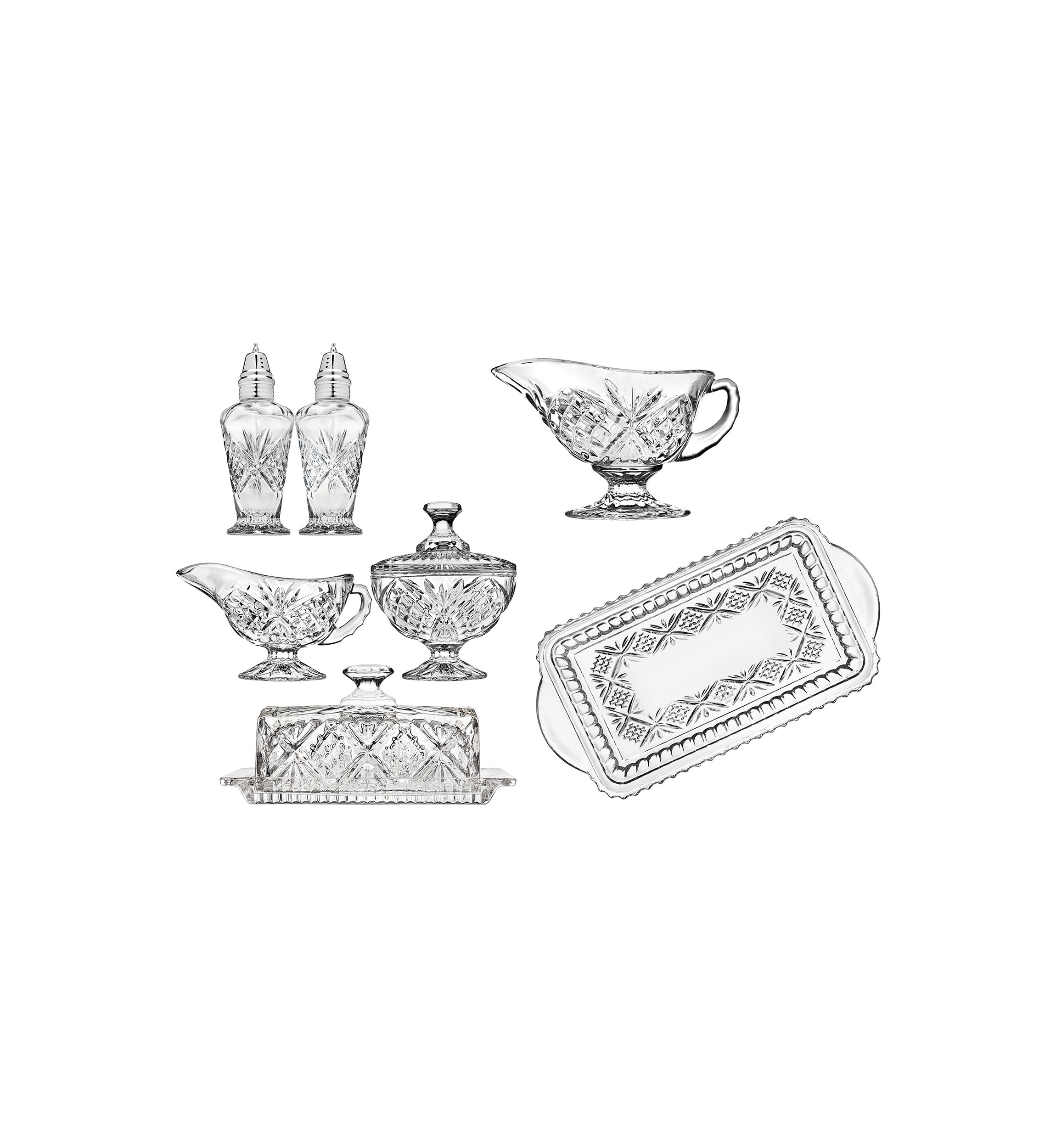 Dublin Crystal 8-Piece Hostess Set