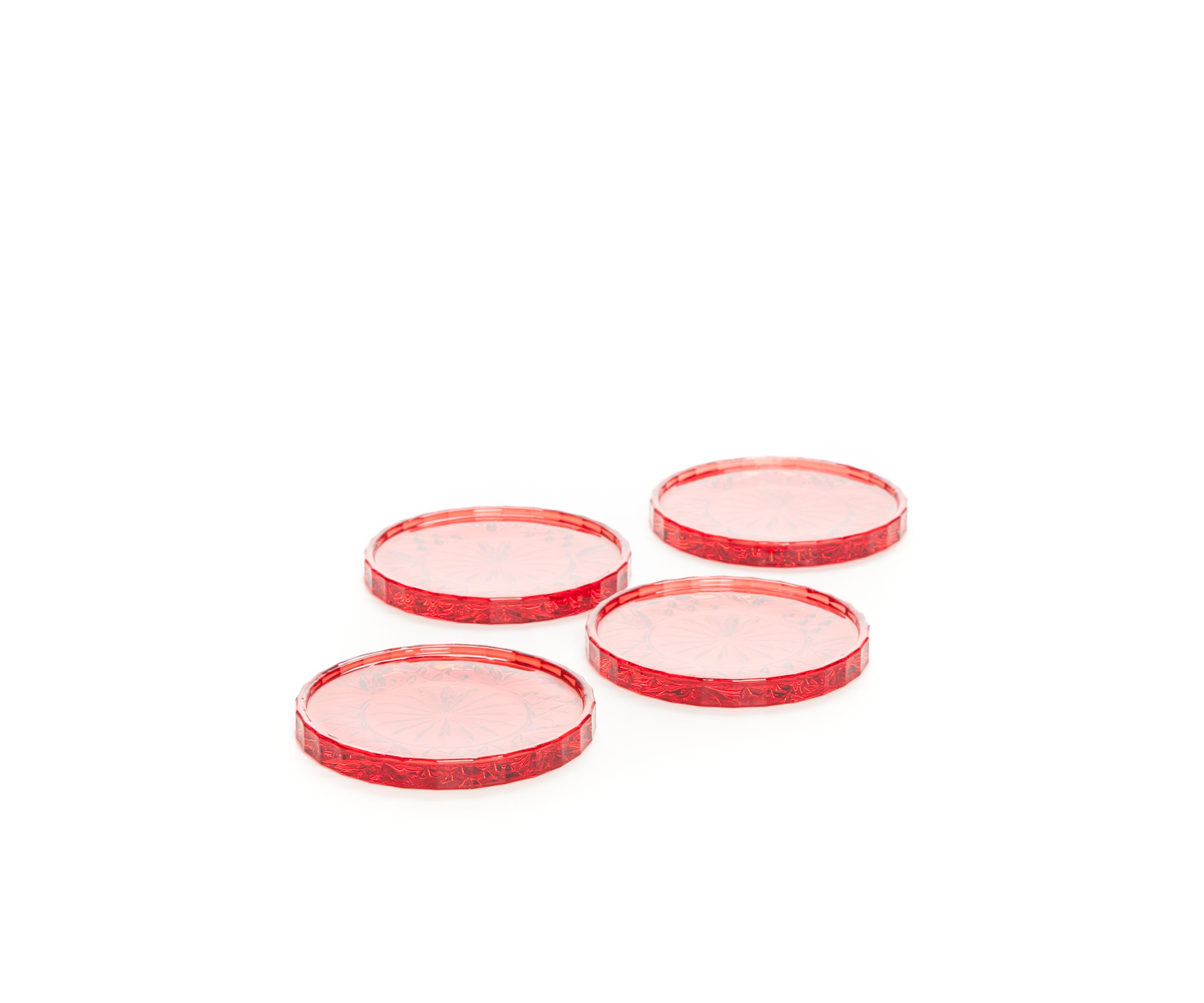 Dublin Red Coasters, Set of 4