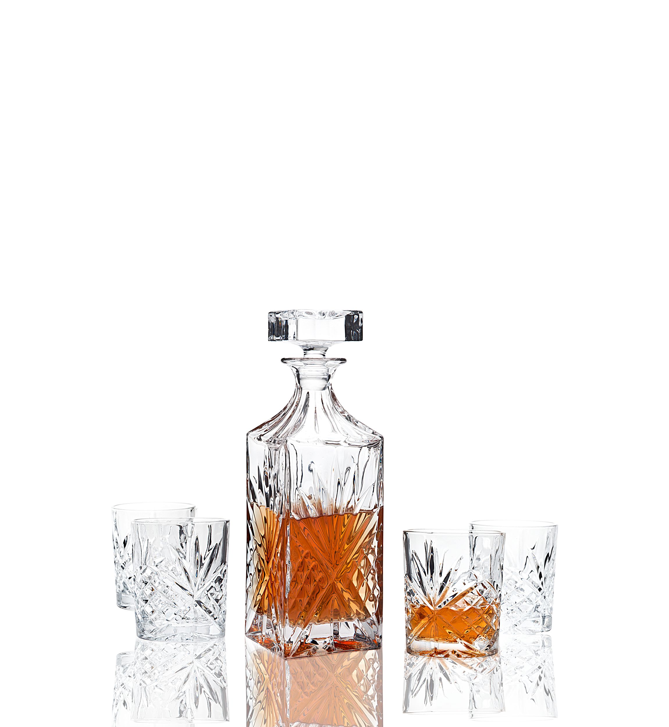 Dublin Whiskey Decanter and Double Old Fashion Set