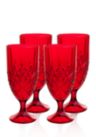 Dublin Red Set of 4 Iced Tea Glasses
