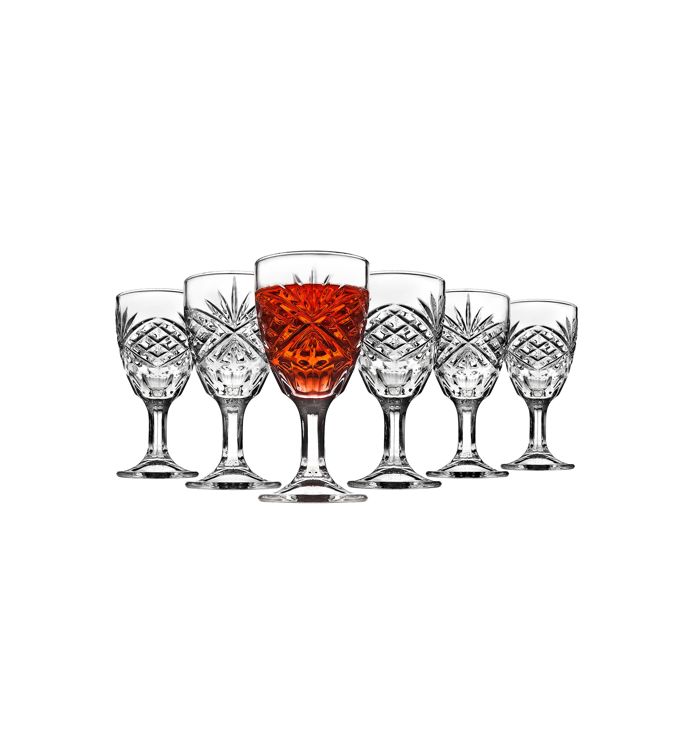 Dublin Set of 6 Cordial Glasses 
