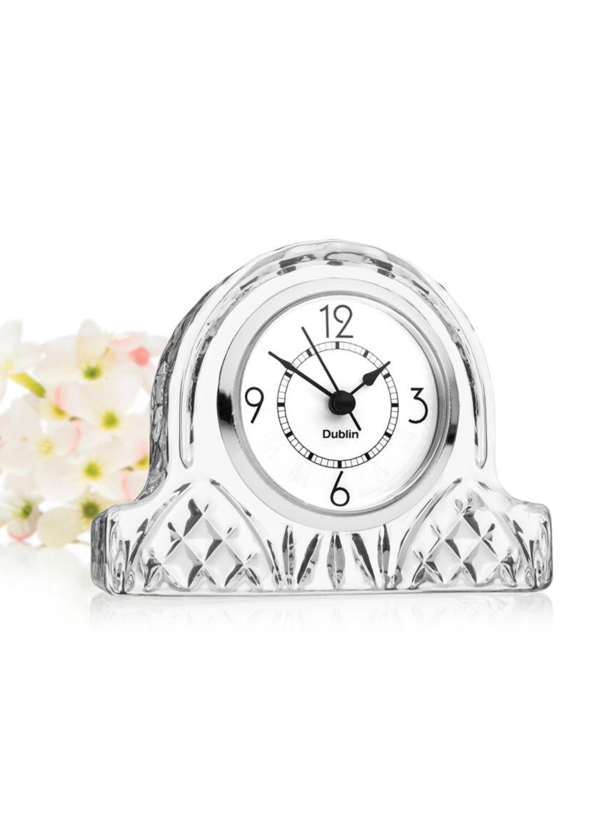 Dublin Crystal Small Mantel Clock