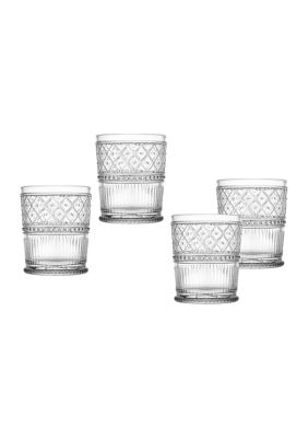 Claro Set of 4 Double Old Fashioned Glasses
