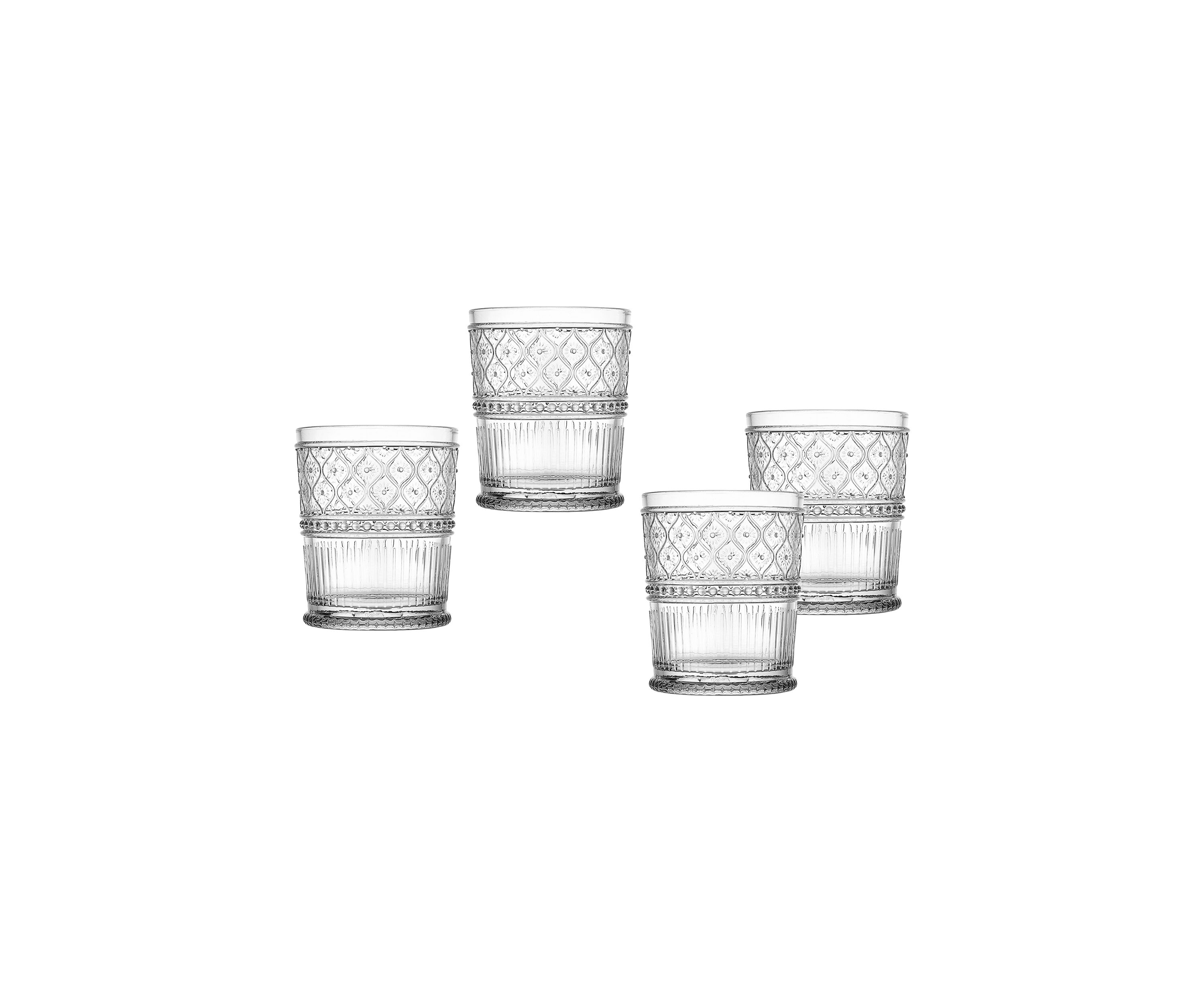 Claro Set of 4 Double Old Fashioned Glasses
