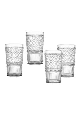 Claro Set of 4 Highball Glasses