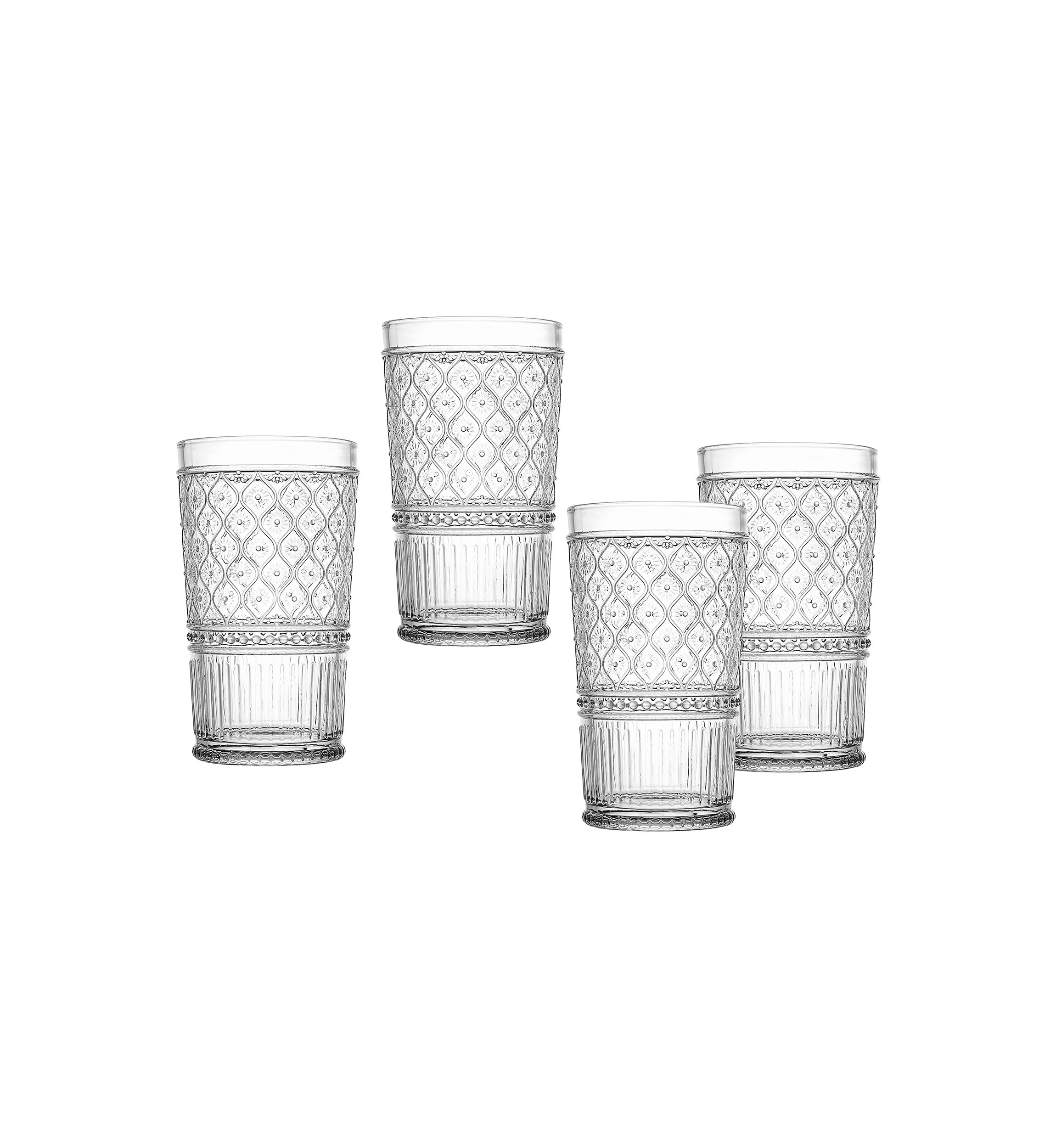 Claro Set of 4 Highball Glasses