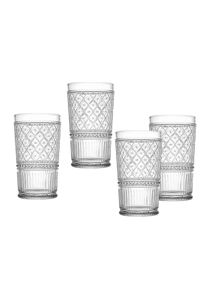 Claro Set of 4 Highball Glasses
