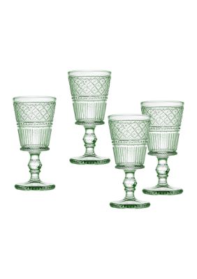 Green Claro Goblets - Set of 4