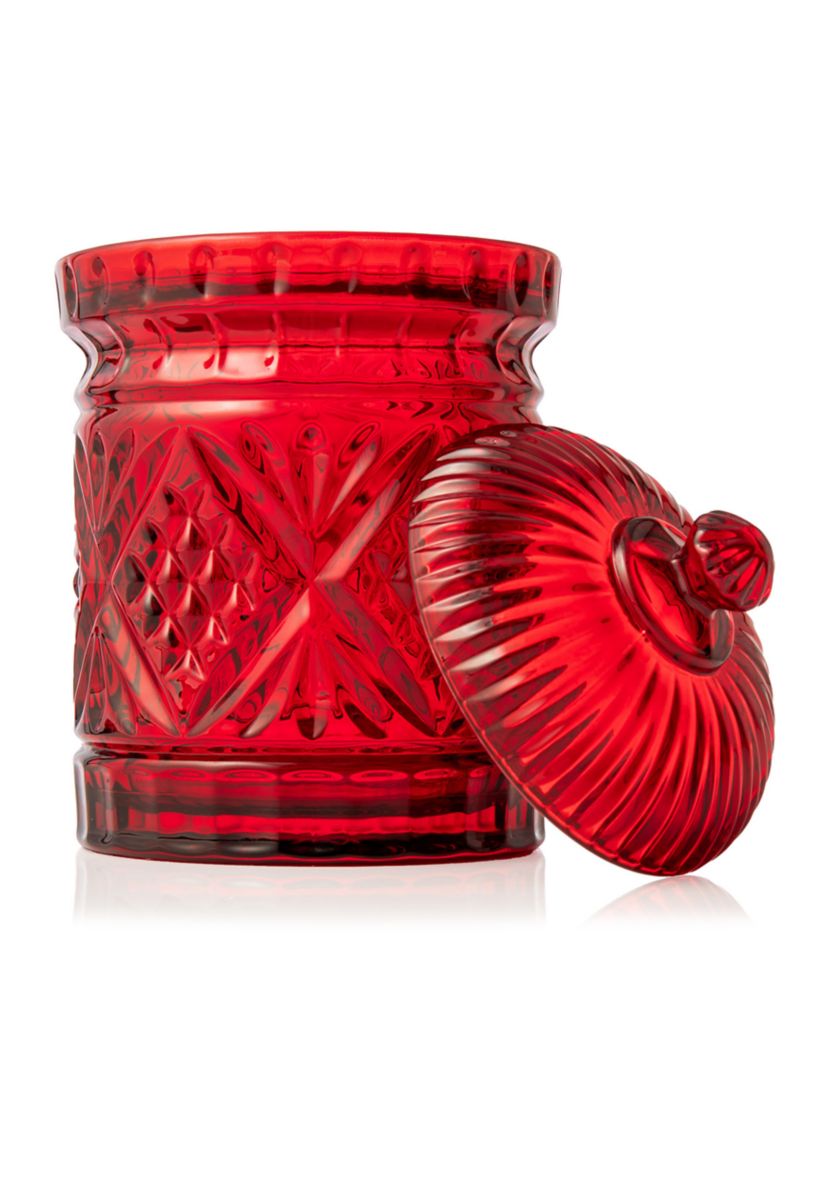 Dublin Red Crystal Biscuit Box