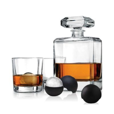 Godinger Chateau 5 Piece Whiskey Decanter Set