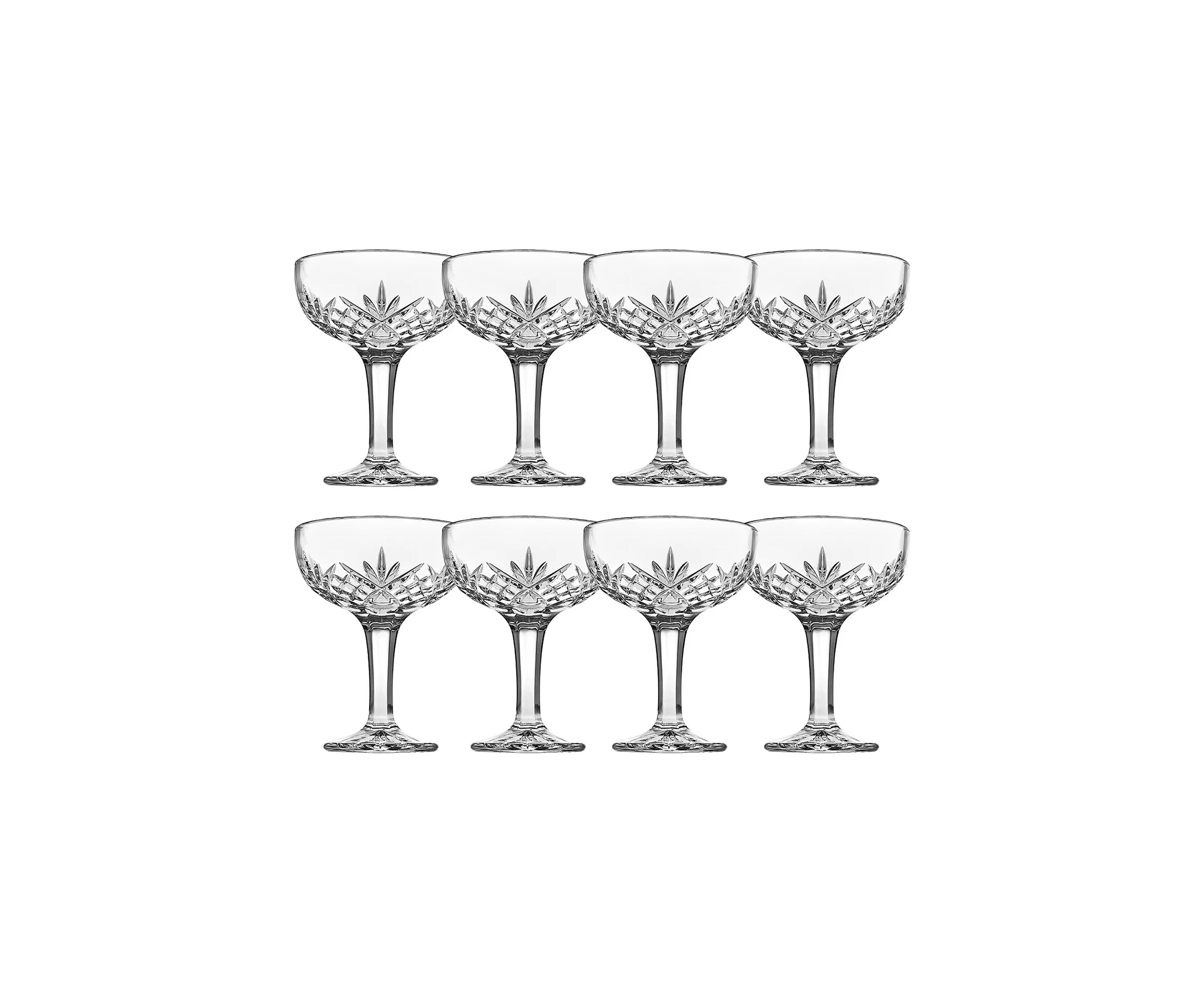 Dublin Champagne Coupe Glasses - Set of 8