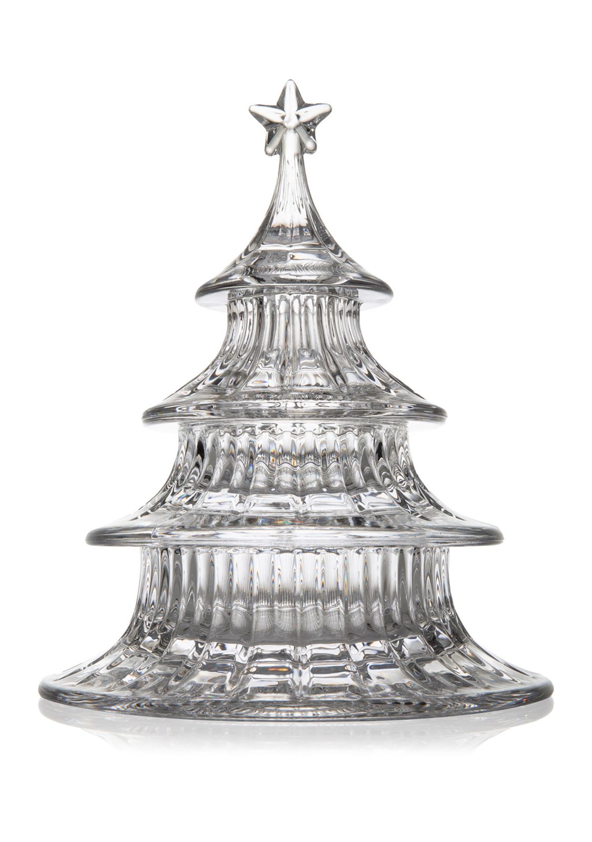 Christmas Tree Crystal Candy Dish