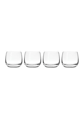 Godinger Set of 4 Top Shelf Double Old Fashioned Glasses