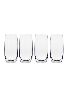 Godinger Set of 4 Top Shelf Highball Glasses