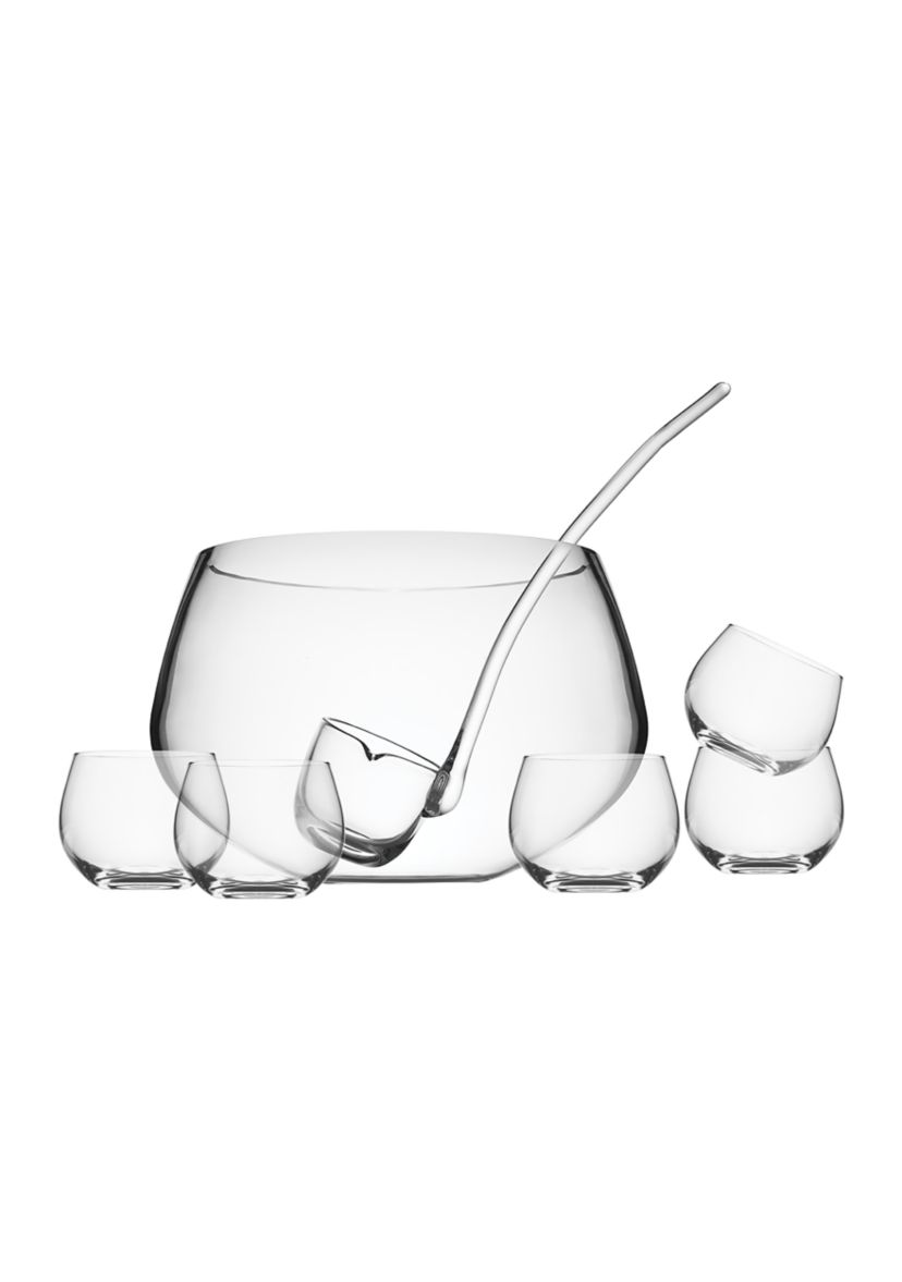 10 Piece Crystal Punch Bowl Set