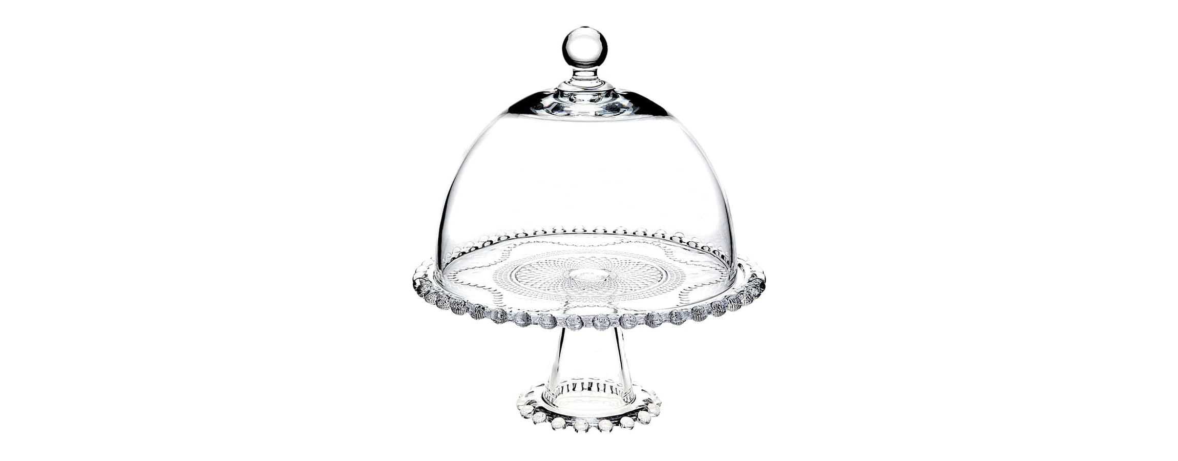 Chesterfield Wide Cake Stand with Dome