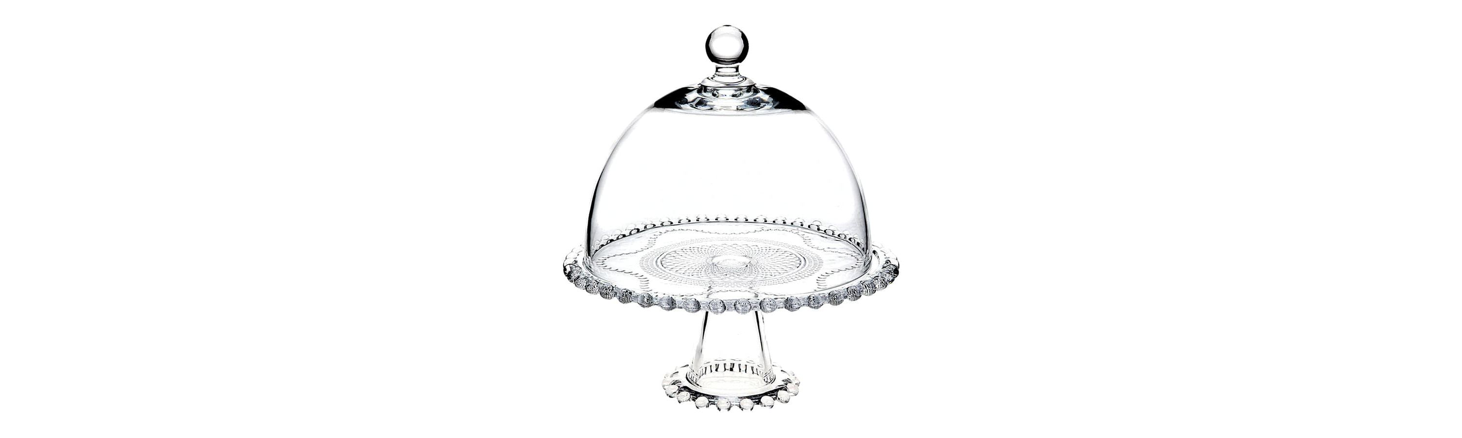 Chesterfield Wide Cake Stand with Dome