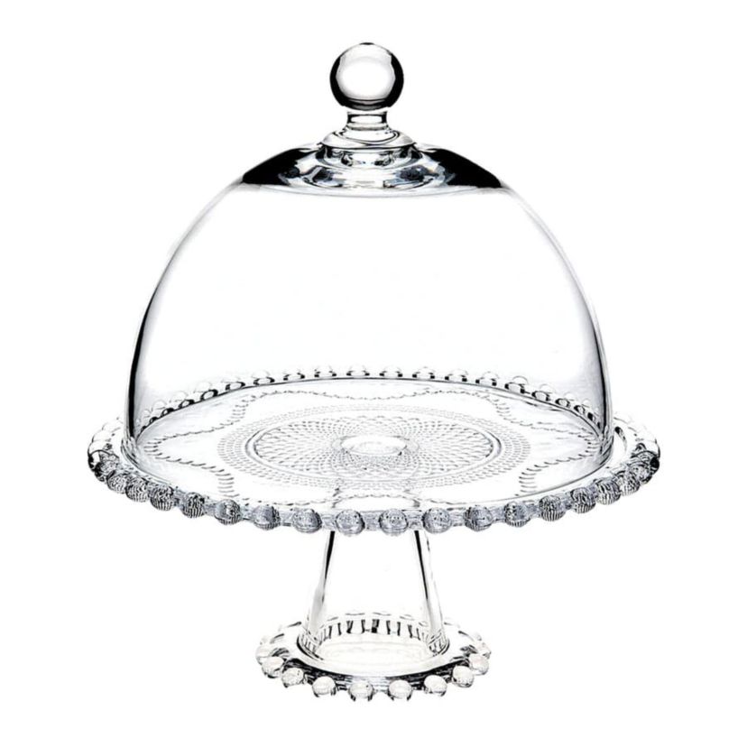 Chesterfield Wide Cake Stand with Dome