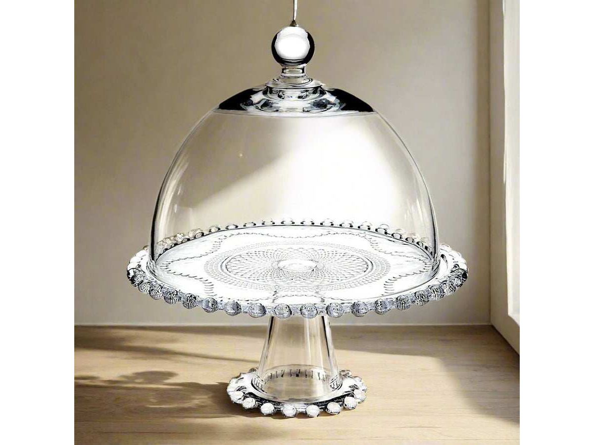 Chesterfield Wide Cake Stand with Dome