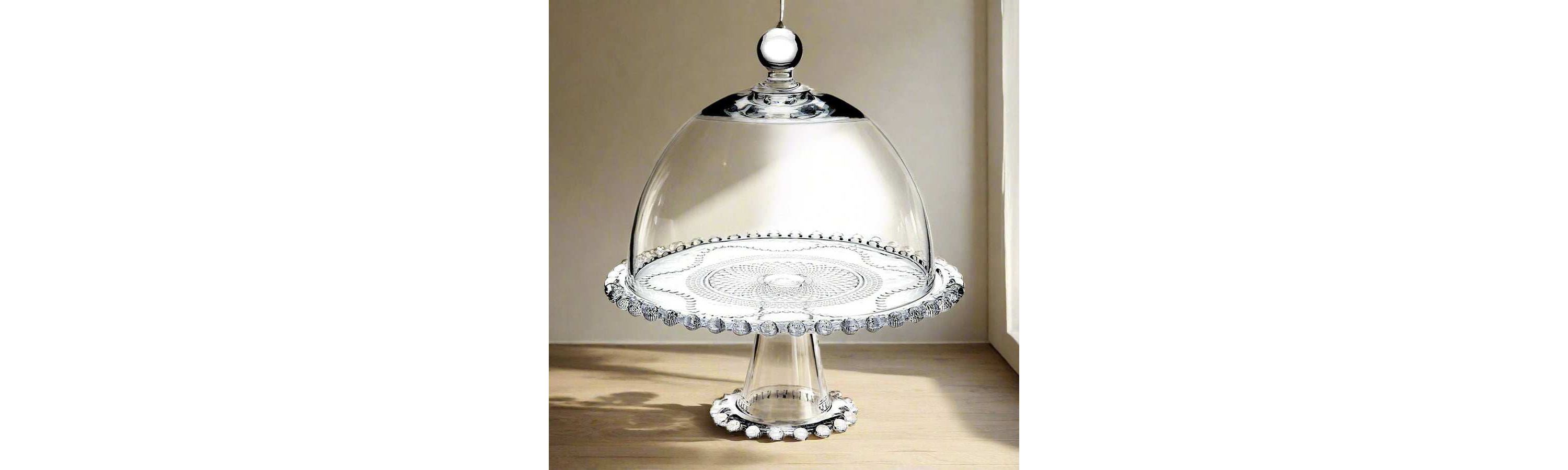 Chesterfield Wide Cake Stand with Dome